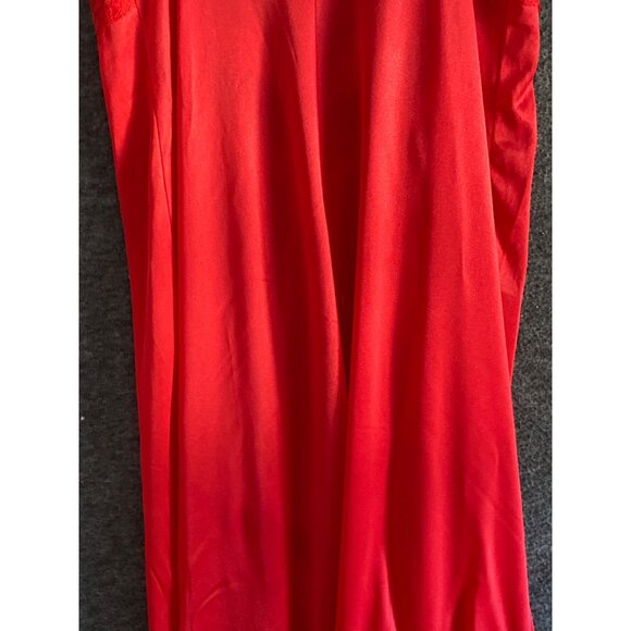 Petra Fashion Nightgown Red Nylon Lace Lingerie Bridal Romantic Valentine USA L - Picture 10 of 12